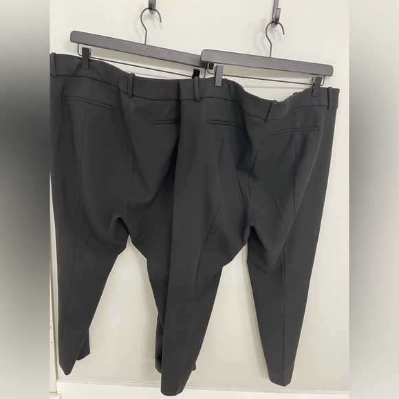 2 Pairs! J.Crew Cameron Slim Cropped Pant in Four-Season Stretch Size 18 Black 2 - Picture 7 of 10
